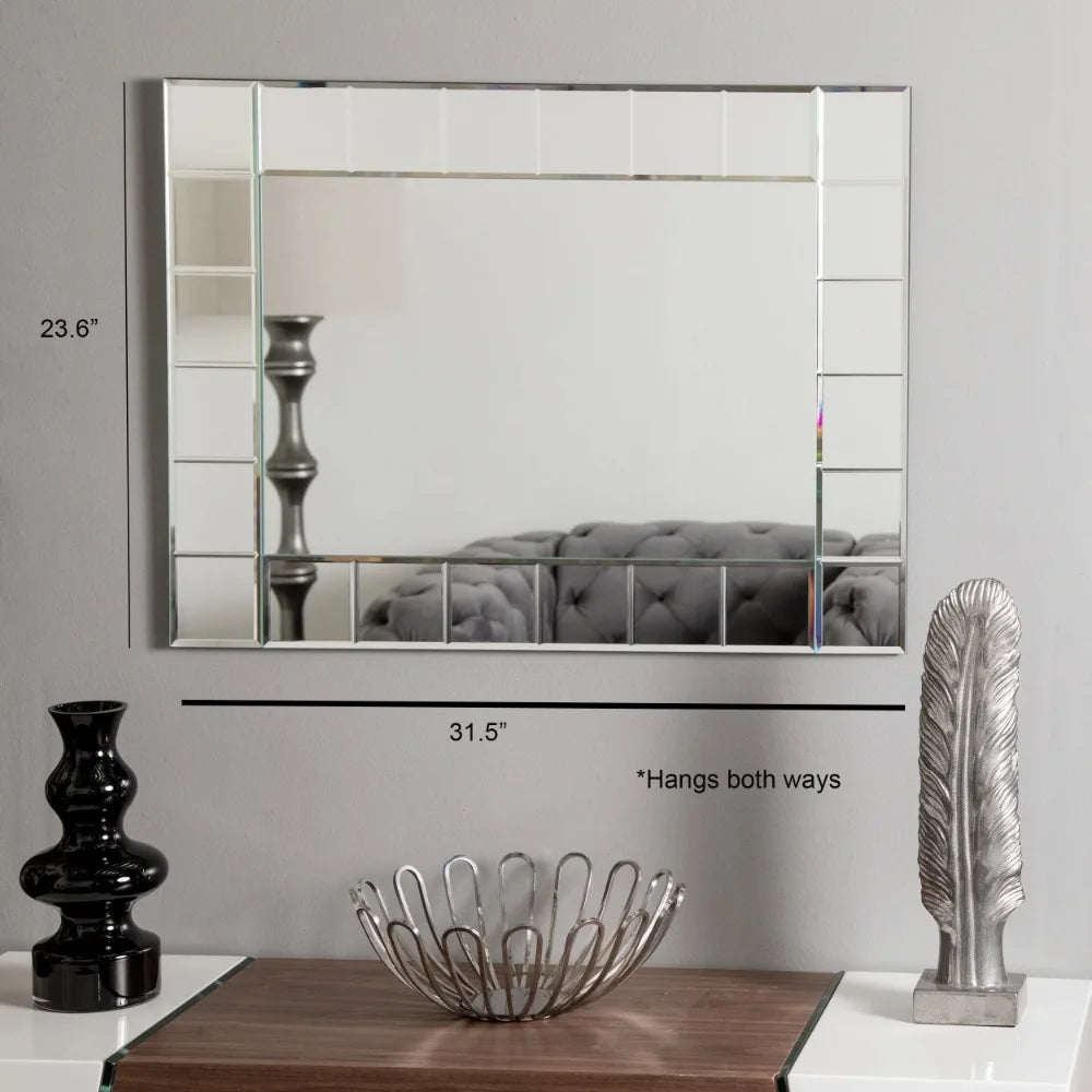 Lockable Jewelry Cabinet with Mirror