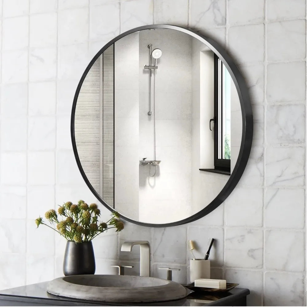 Wall-Mounted LED Mirror