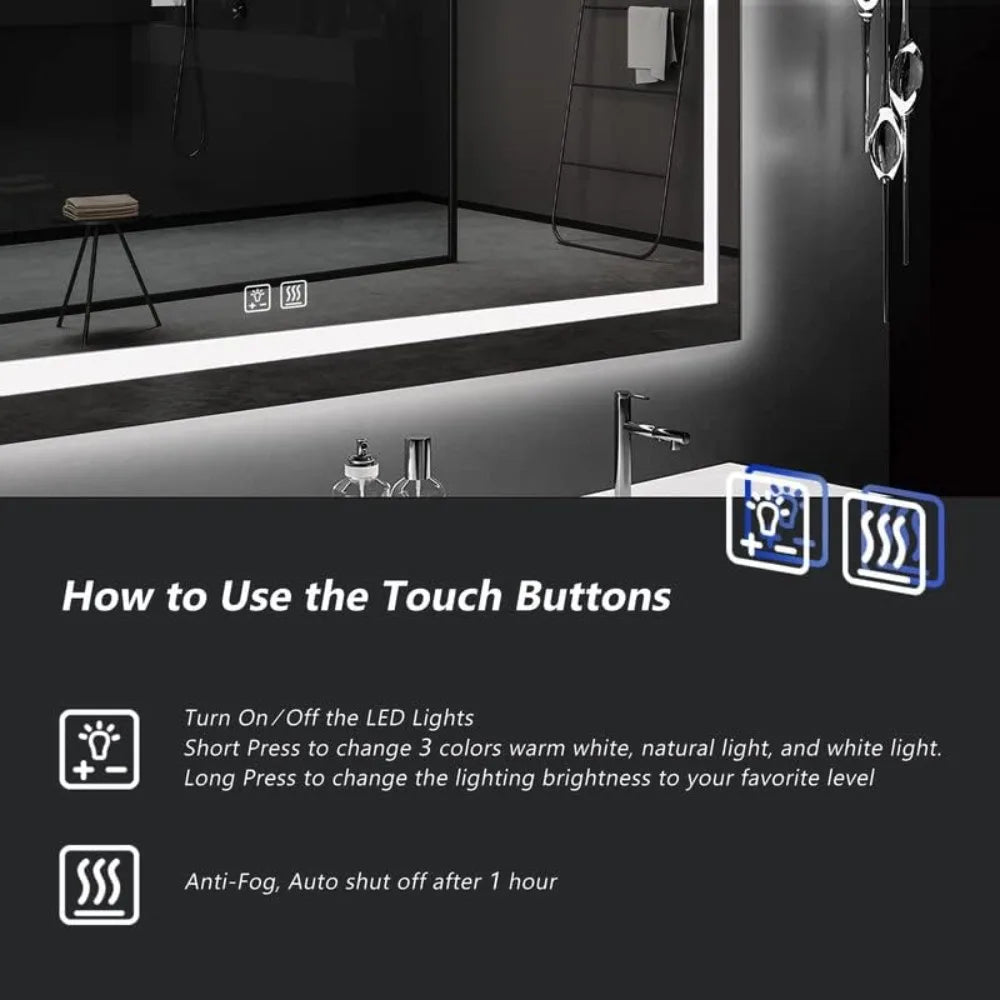 Bluetooth LED Mirror