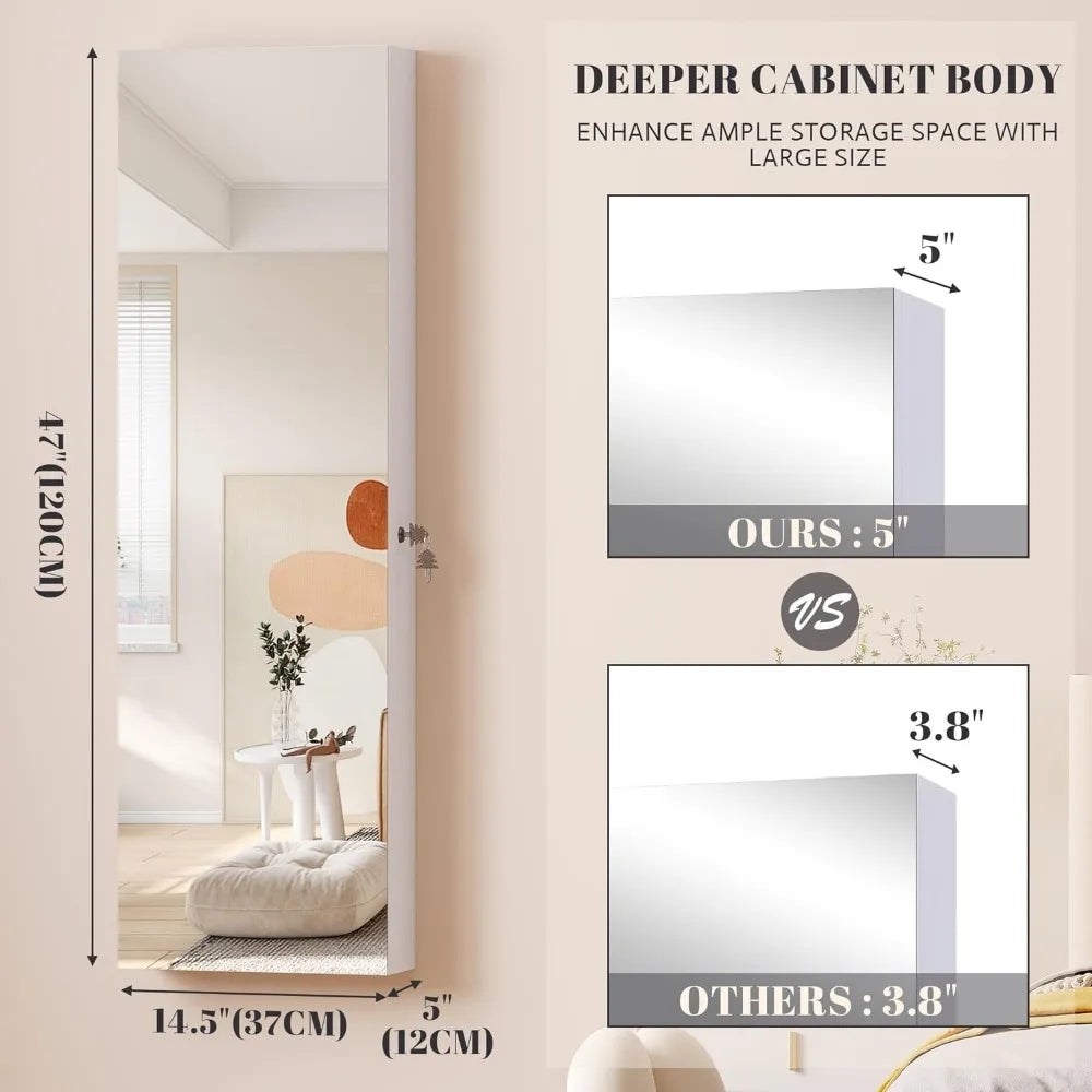 Round Touch Control Mirror