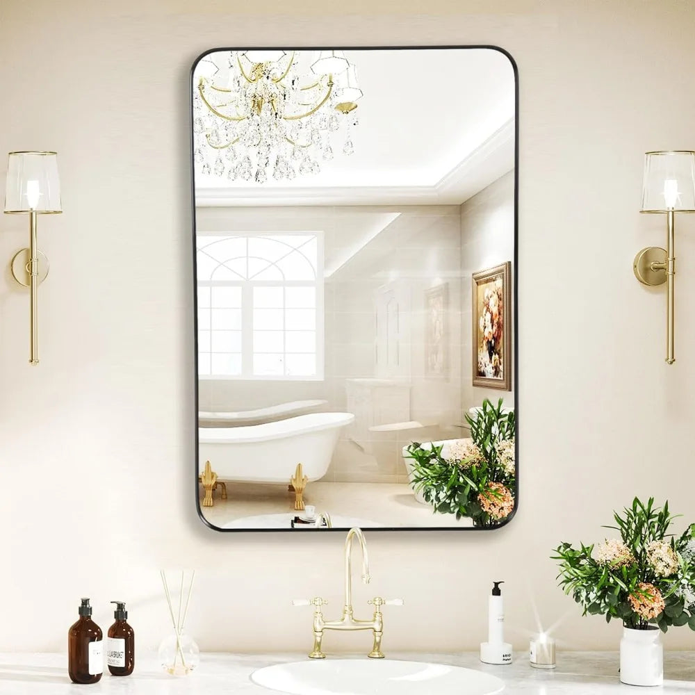 Black Frame Full-Length Mirror