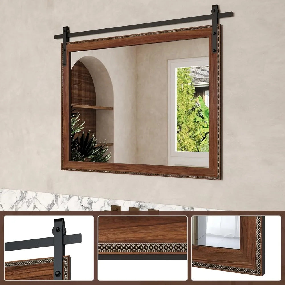 Barn Door Rustic Mirror