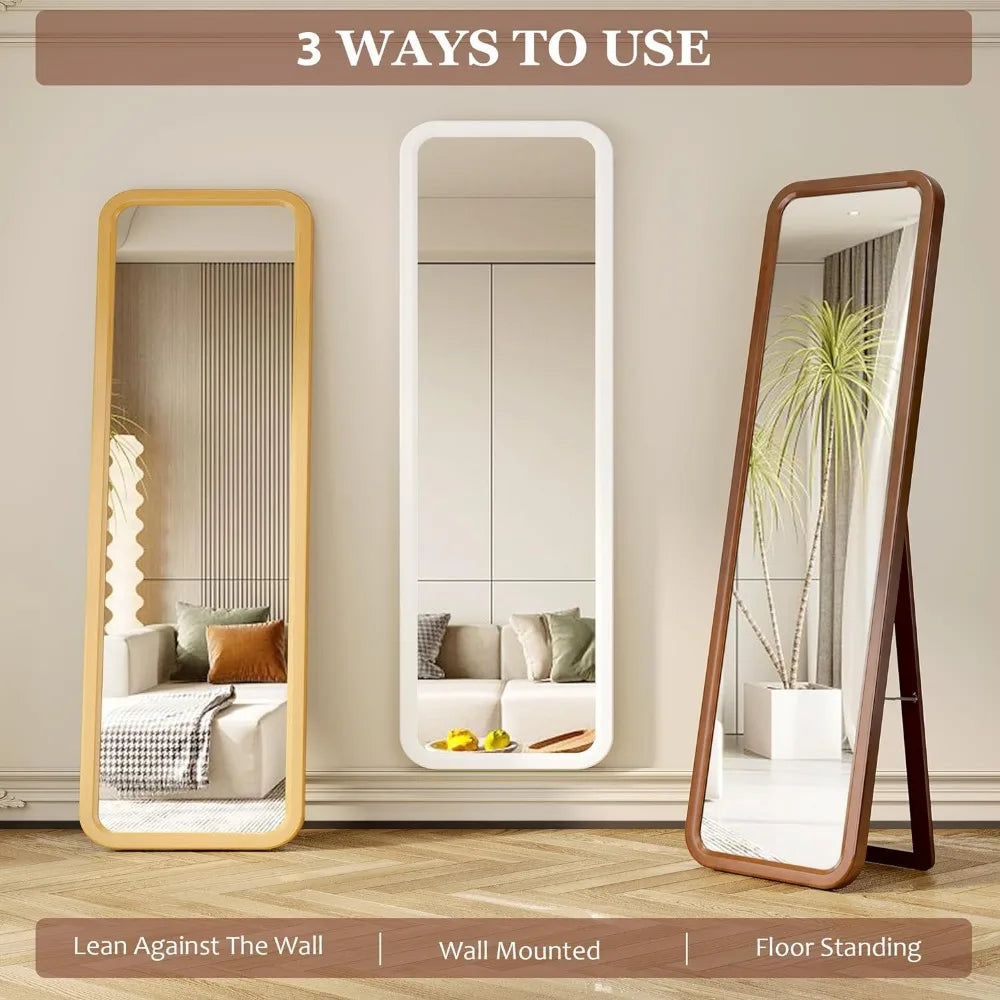 Wooden Full Length Mirror